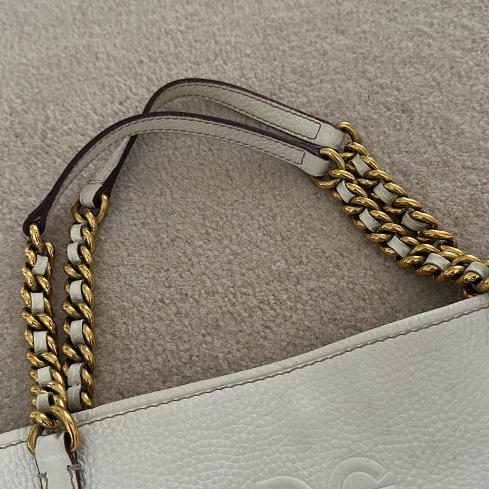 Dolce & Gabbana White Leather Tote - Picture 5 of 9